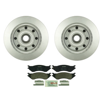 Bosch® - QuietCast™ Premium Front Brake Kit with Organic Pads