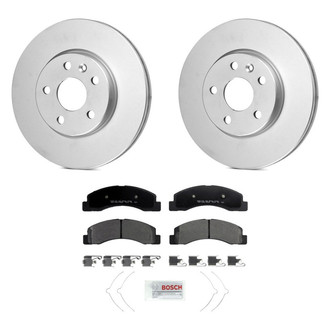 Bosch® - QuietCast™ Premium Front Brake Kit with Organic Pads