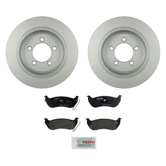Bosch® - QuietCast™ Premium Rear Brake Kit with Organic Pads