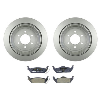 Bosch® - QuietCast™ Premium Rear Brake Kit with Organic Pads