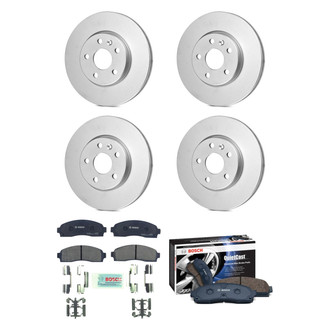 Bosch® - QuietCast™ Premium Front and Rear Brake Kit with Ceramic Pads