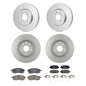 Bosch® - QuietCast™ Premium Front and Rear Brake Kit with Ceramic Pads