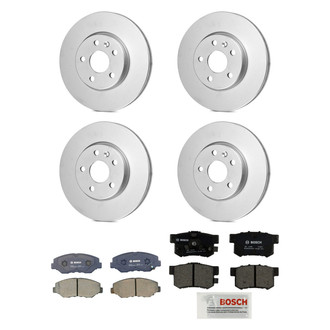 Bosch® - QuietCast™ Premium Front and Rear Brake Kit with Ceramic Pads