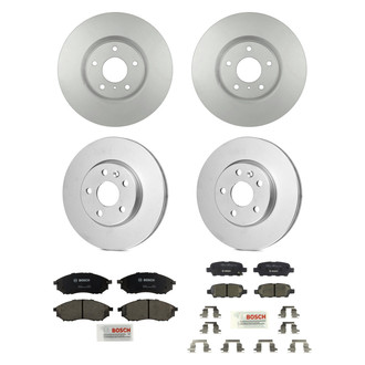 Bosch® - QuietCast™ Premium Front and Rear Brake Kit with Ceramic Pads