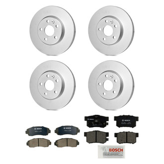 Bosch® - QuietCast™ Premium Front and Rear Brake Kit with Ceramic Pads