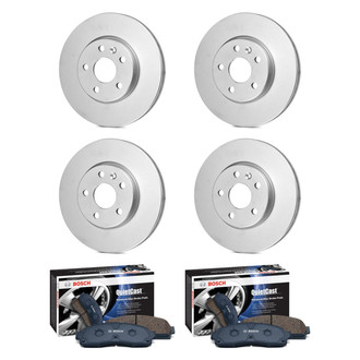 Bosch® - QuietCast™ Premium Front and Rear Brake Kit with Ceramic Pads