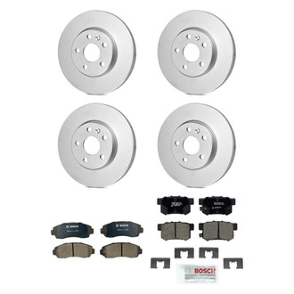 Bosch® - QuietCast™ Premium Front and Rear Brake Kit with Ceramic Pads