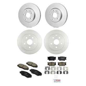 Bosch® - QuietCast™ Premium Front and Rear Brake Kit with Ceramic Pads