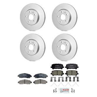 Bosch® - QuietCast™ Premium Front and Rear Brake Kit with Ceramic Pads