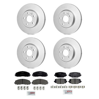 Bosch® - QuietCast™ Premium Front and Rear Brake Kit with Ceramic Pads