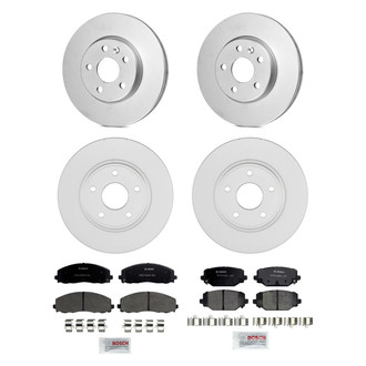 Bosch® - QuietCast™ Premium Front and Rear Brake Kit with Ceramic Pads