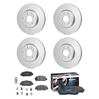 Bosch® - QuietCast™ Premium Front and Rear Brake Kit with Ceramic Pads