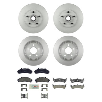 Bosch® - QuietCast™ Premium Brake Kit with Organic Pads