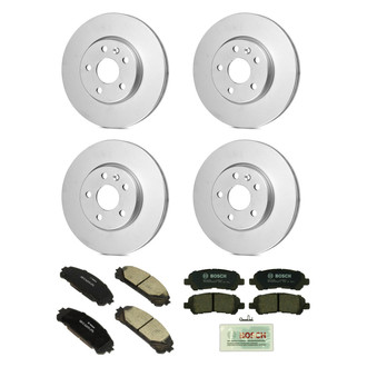 Bosch® - QuietCast™ Premium Front and Rear Brake Kit with Ceramic Pads