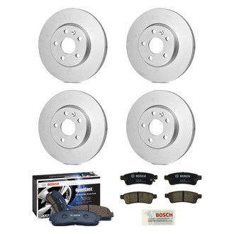 Bosch® - QuietCast™ Premium Front and Rear Brake Kit with Ceramic Pads