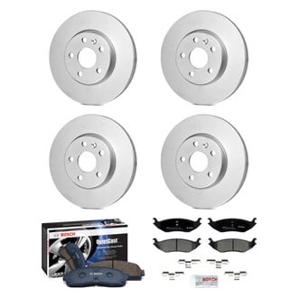 Bosch® - QuietCast™ Premium Front and Rear Brake Kit with Ceramic Pads
