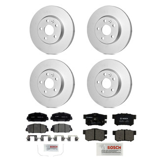 Bosch® - QuietCast™ Premium Front and Rear Brake Kit with Ceramic Pads