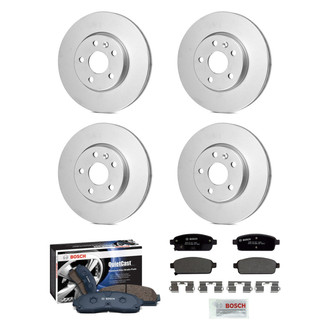 Bosch® - QuietCast™ Premium Brake Kit with Organic Pads
