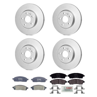 Bosch® - QuietCast™ Premium Front and Rear Brake Kit with Organic Pads