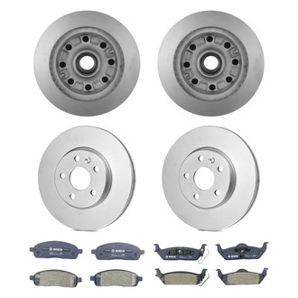Bosch® - QuietCast™ Premium Front and Rear Brake Kit with Organic Pads