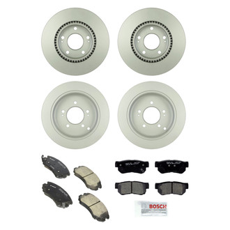 Bosch® - QuietCast™ Premium Front and Rear Brake Kit with Ceramic Pads
