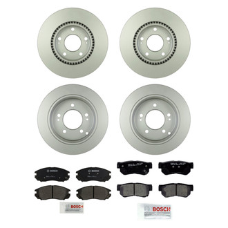 Bosch® - QuietCast™ Premium Front and Rear Brake Kit with Ceramic Pads