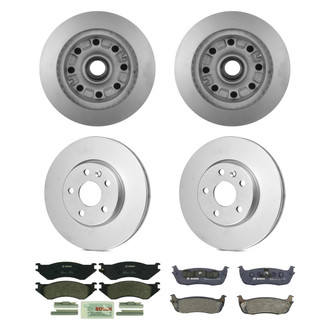 Bosch® - QuietCast™ Premium Front and Rear Brake Kit with Organic Pads