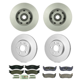 Bosch® - QuietCast™ Premium Front and Rear Brake Kit with Organic Pads
