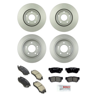 Bosch® - QuietCast™ Premium Front and Rear Brake Kit with Ceramic Pads
