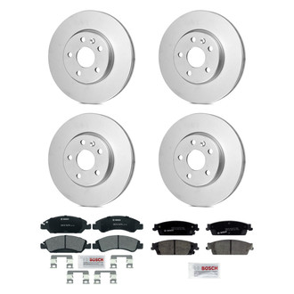 Bosch® - QuietCast™ Premium Front and Rear Brake Kit with Ceramic Pads