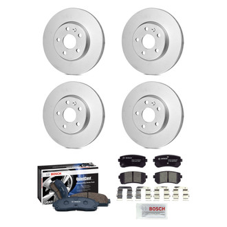 Bosch® - QuietCast™ Premium Front and Rear Brake Kit with Ceramic Pads