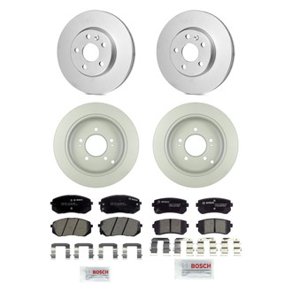 Bosch® - QuietCast™ Premium Front and Rear Brake Kit with Ceramic Pads