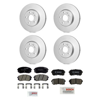 Bosch® - QuietCast™ Premium Front and Rear Brake Kit with Ceramic Pads