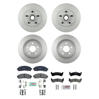 Bosch® - QuietCast™ Premium Front and Rear Brake Kit with Ceramic Pads