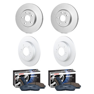 Bosch® - QuietCast™ Premium Front and Rear Brake Kit with Ceramic Pads