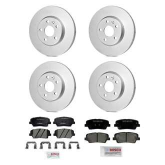 Bosch® - QuietCast™ Premium Front and Rear Brake Kit with Ceramic Pads