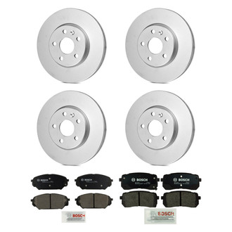 Bosch® - QuietCast™ Premium Front and Rear Brake Kit with Ceramic Pads