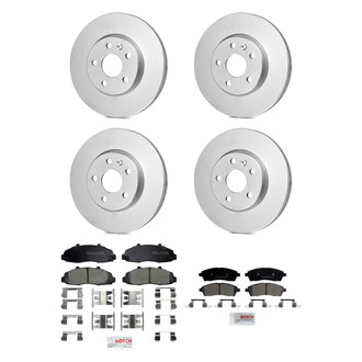 Bosch® - QuietCast™ Premium Front and Rear Brake Kit with Ceramic Pads