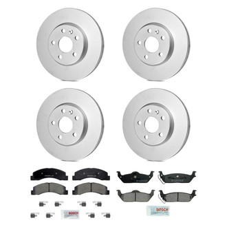 Bosch® - QuietCast™ Premium Front and Rear Brake Kit with Ceramic Pads