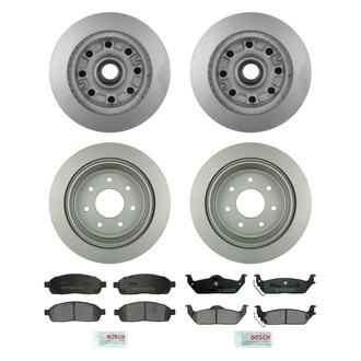 Bosch® - QuietCast™ Premium Front and Rear Brake Kit with Ceramic Pads