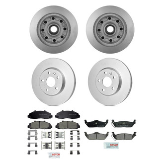 Bosch® - QuietCast™ Premium Front and Rear Brake Kit with Ceramic Pads