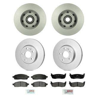 Bosch® - QuietCast™ Premium Front and Rear Brake Kit with Ceramic Pads