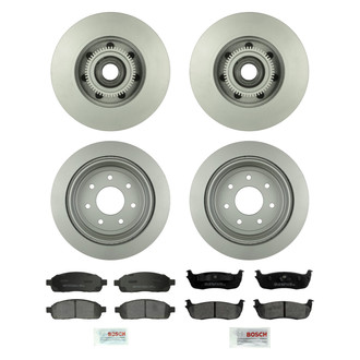 Bosch® - QuietCast™ Premium Front and Rear Brake Kit with Ceramic Pads