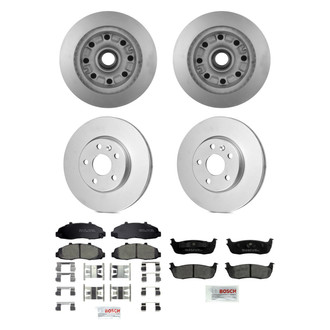 Bosch® - QuietCast™ Premium Front and Rear Brake Kit with Ceramic Pads