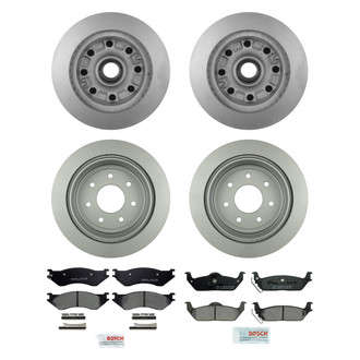 Bosch® - QuietCast™ Premium Front and Rear Brake Kit with Ceramic Pads