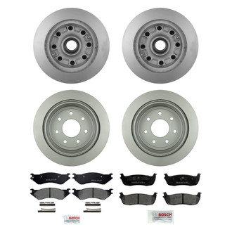 Bosch® - QuietCast™ Premium Front and Rear Brake Kit with Ceramic Pads