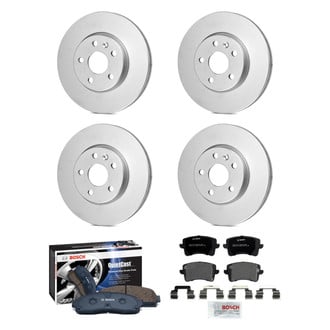 Bosch® - QuietCast™ Premium Front and Rear Brake Kit with Organic Pads