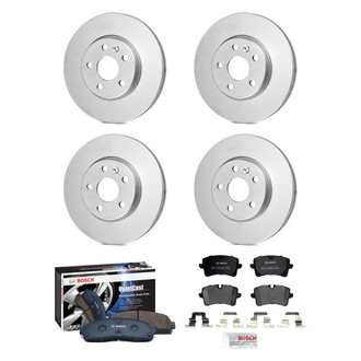 Bosch® - QuietCast™ Premium Front and Rear Brake Kit with Organic Pads