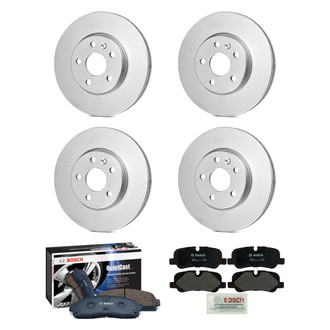 Bosch® - QuietCast™ Premium Front and Rear Brake Kit with Organic Pads