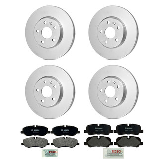 Bosch® - QuietCast™ Premium Front and Rear Brake Kit with Organic Pads